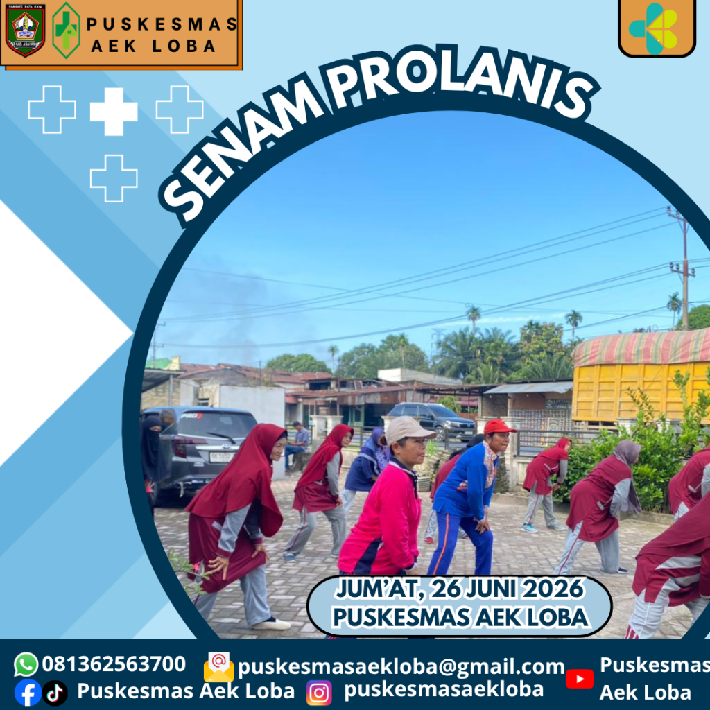 Senam Prolanis Puskesmas Aek Loba, Wujud Komitmen Menjaga Kesehatan Masyarakat